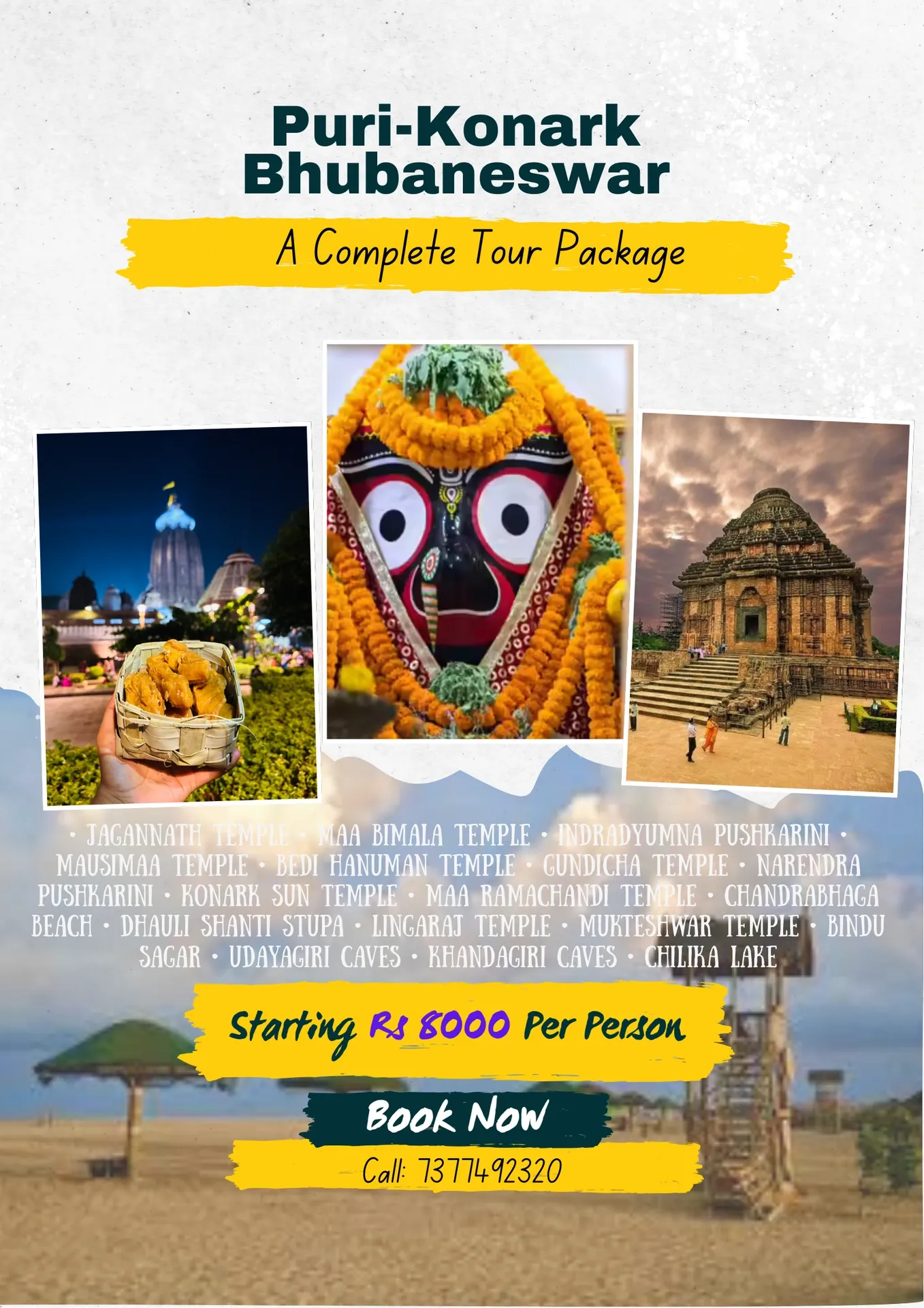 🌊 3 Days 3 Nights Puri Divine & Coastal Experience